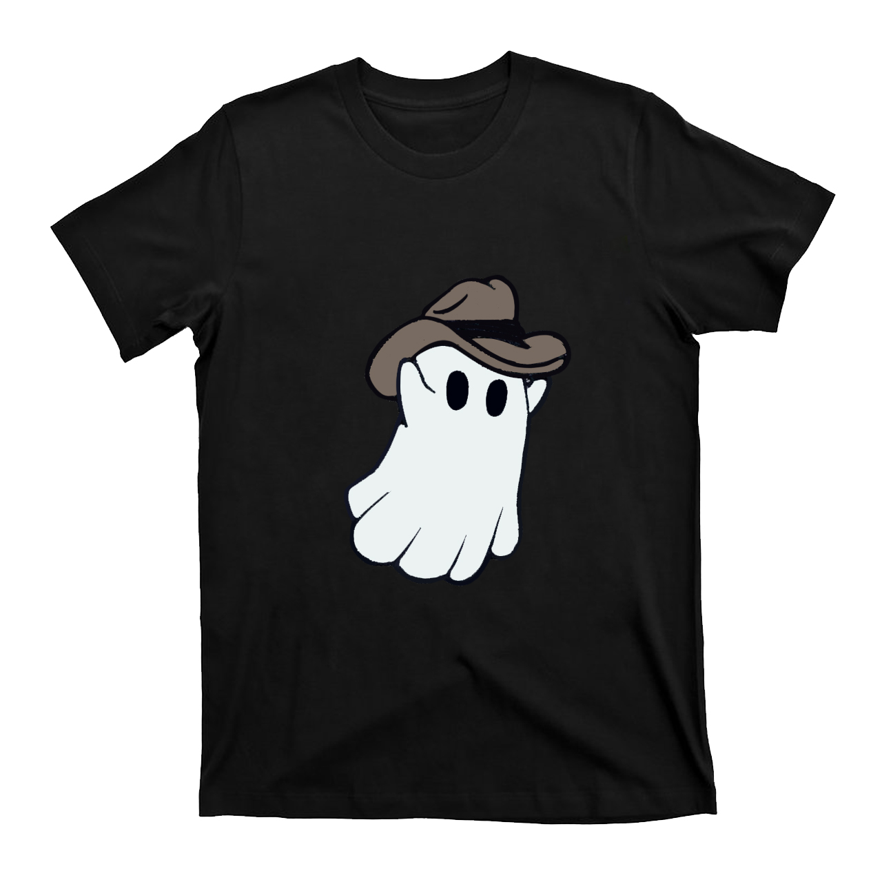 Western Halloween Ghost Cowboy T-Shirt