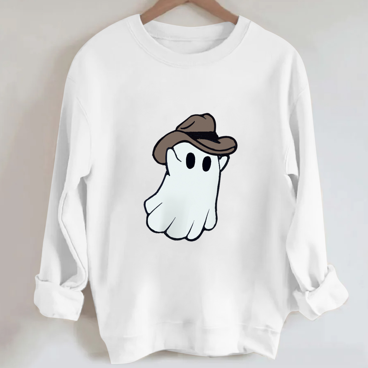 Western Halloween Ghost Cowboy Sweatshirt