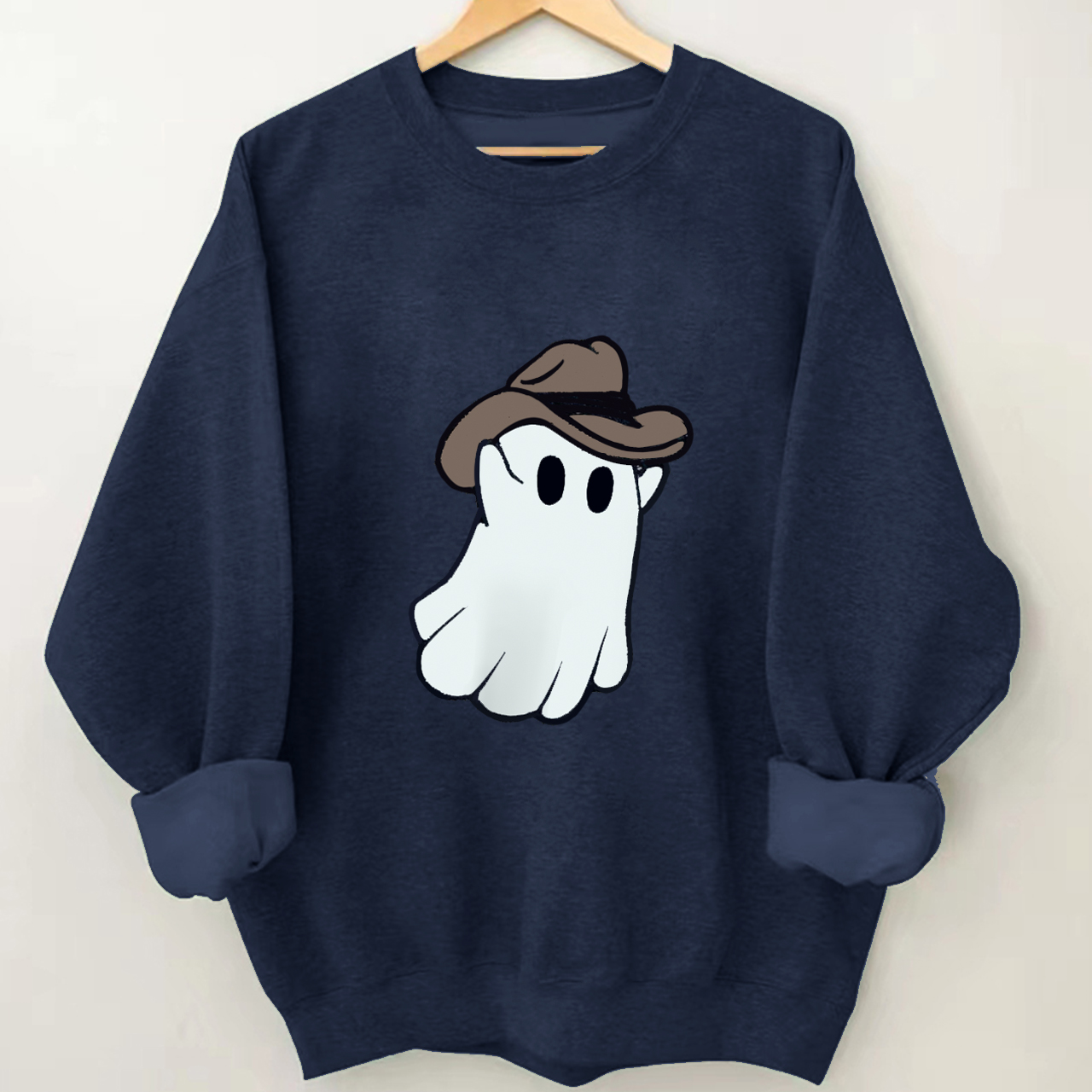 Western Halloween Ghost Cowboy Sweatshirt