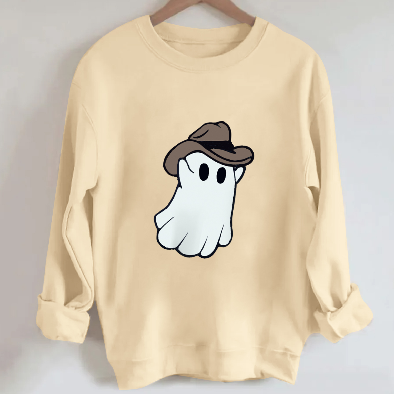 Western Halloween Ghost Cowboy Sweatshirt