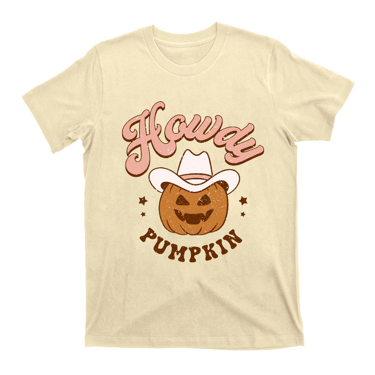 Howdy Pumpkin Cowboy Halloween T-Shirt