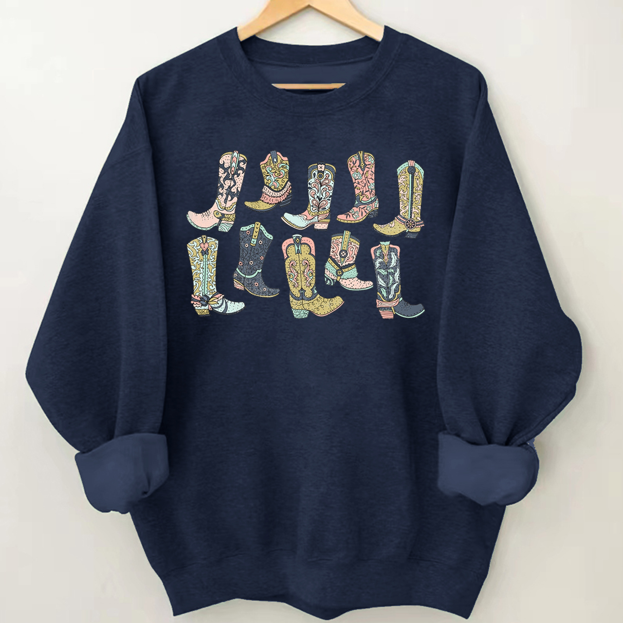 Western Cowgirl Boots Sweatshirt