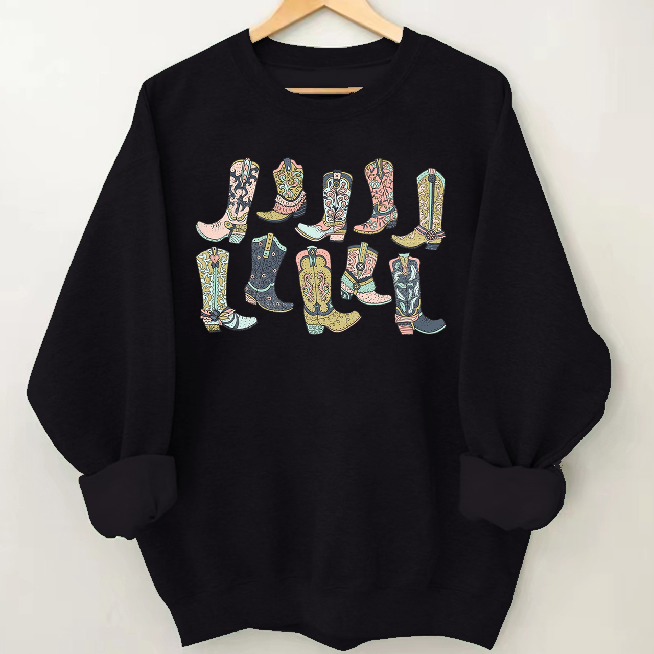Western Cowgirl Boots Sweatshirt