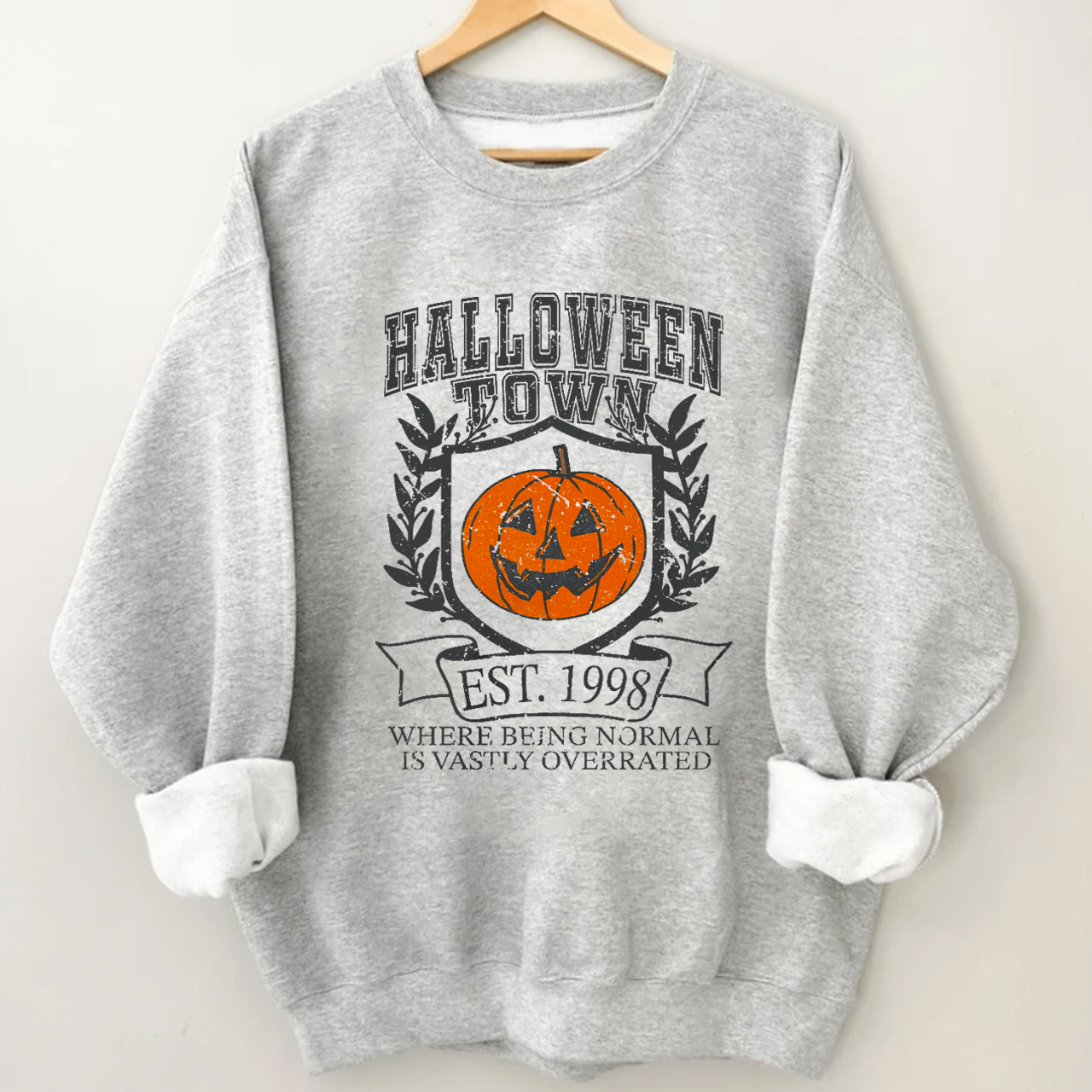 Cowboy Halloween Town Est 1998  Sweatshirt