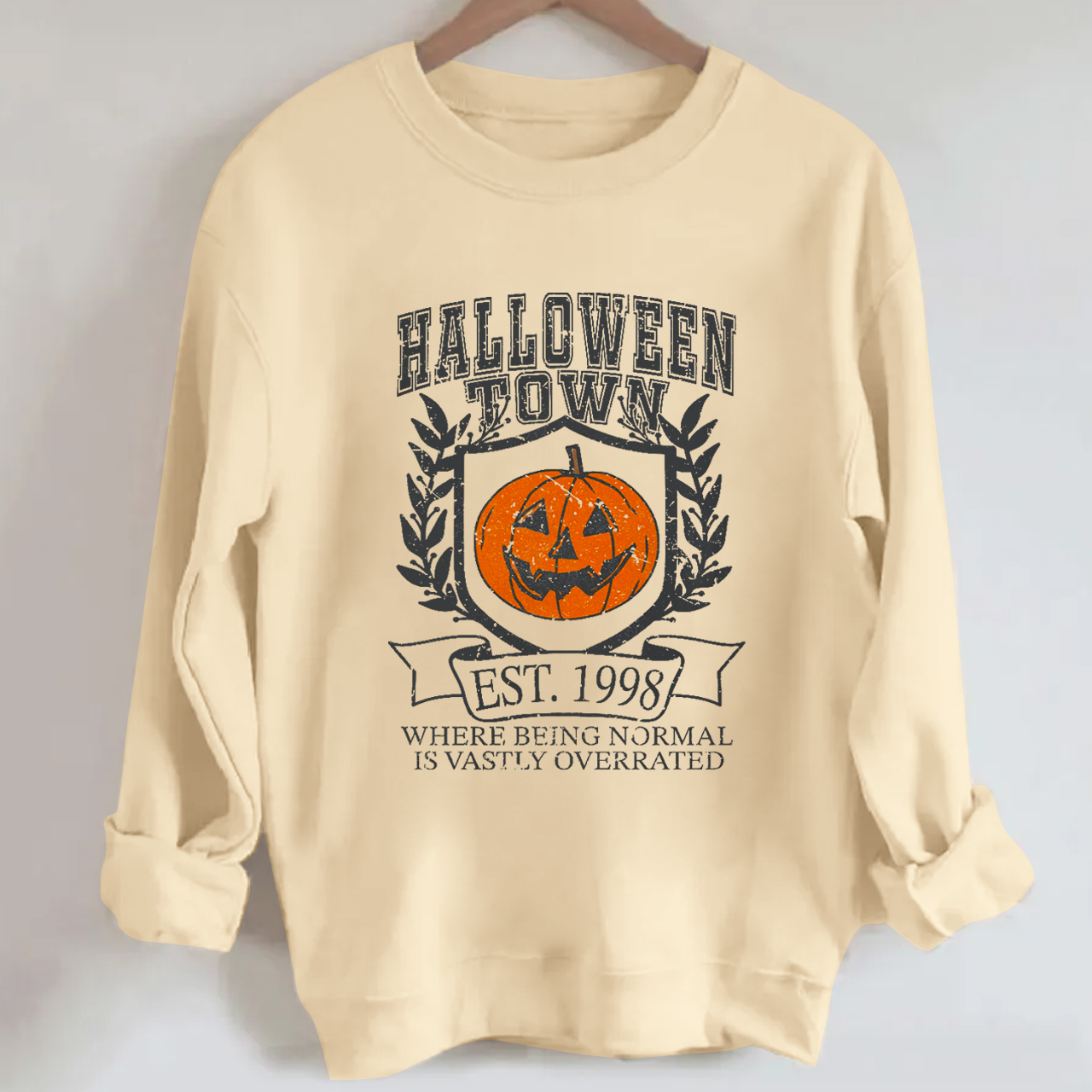 Cowboy Halloween Town Est 1998  Sweatshirt