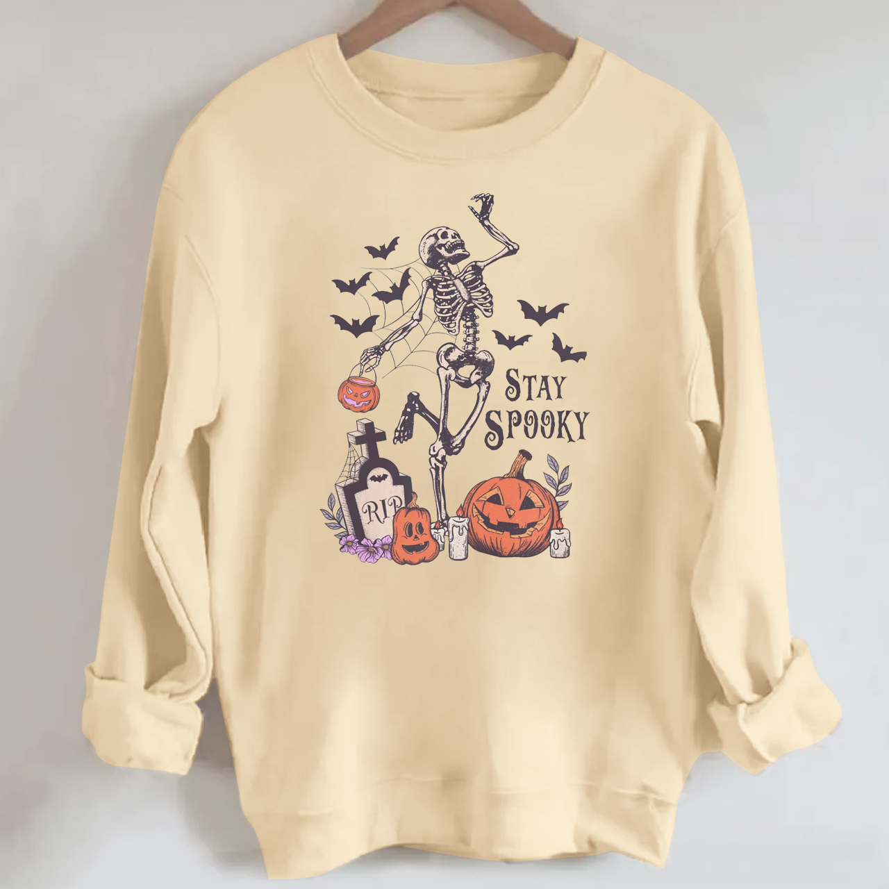 Stay spooky Halloween pumpkins Sweatshirt