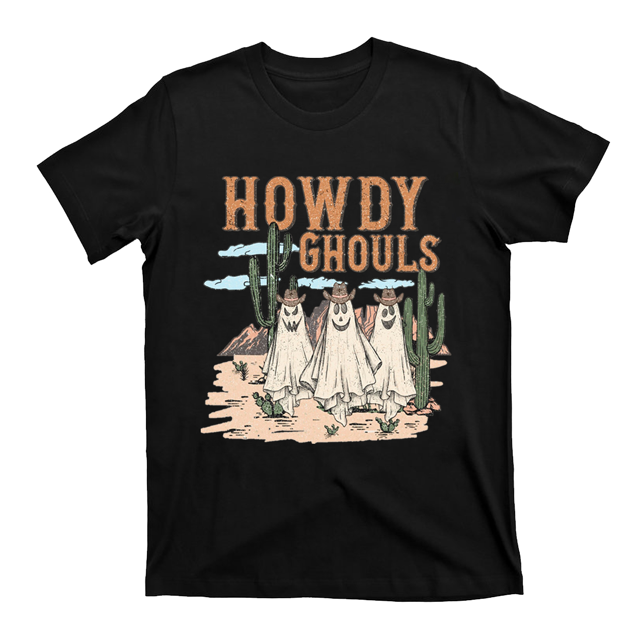Howdy Ghouls Cowboy Country T-Shirts