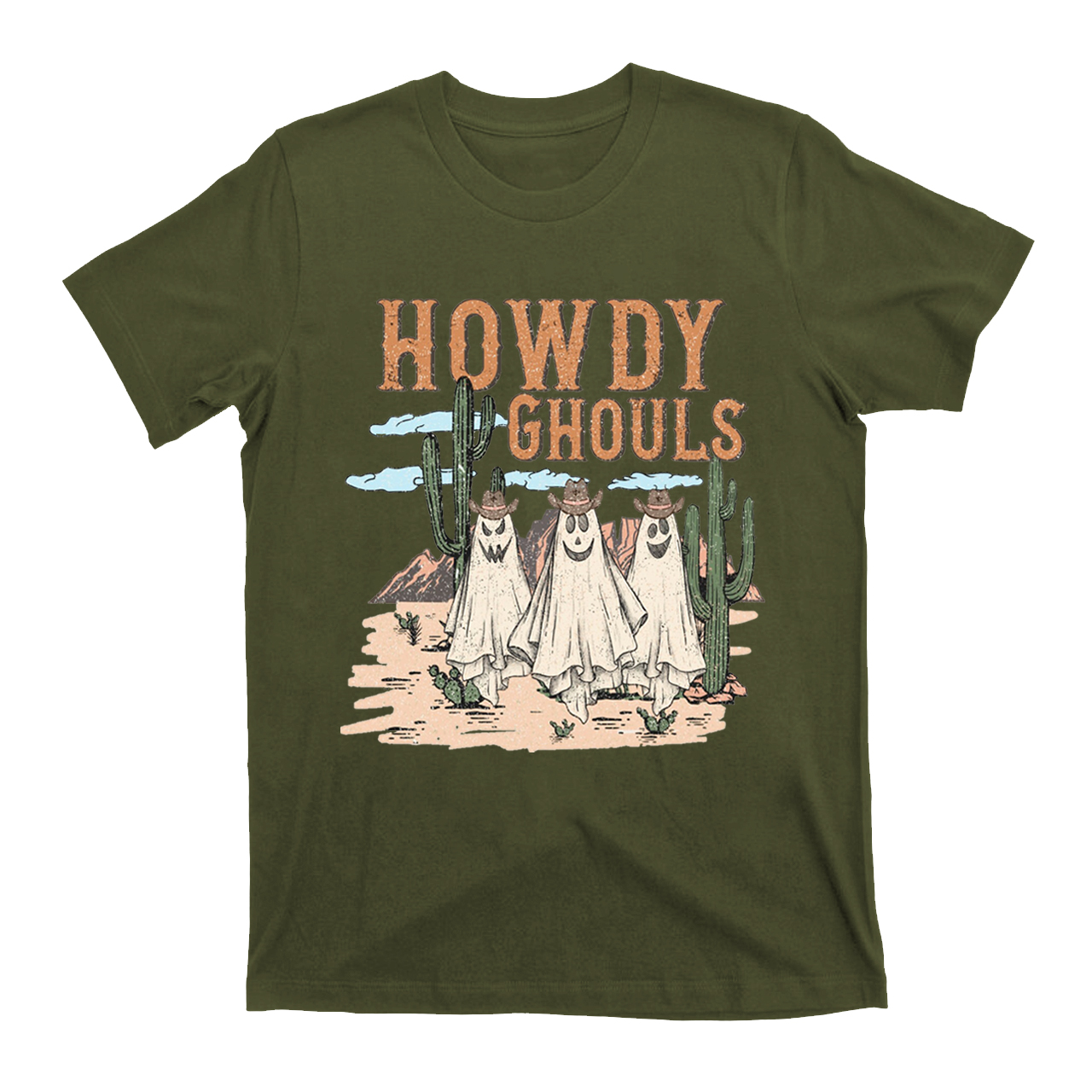 Howdy Ghouls Cowboy Country T-Shirts