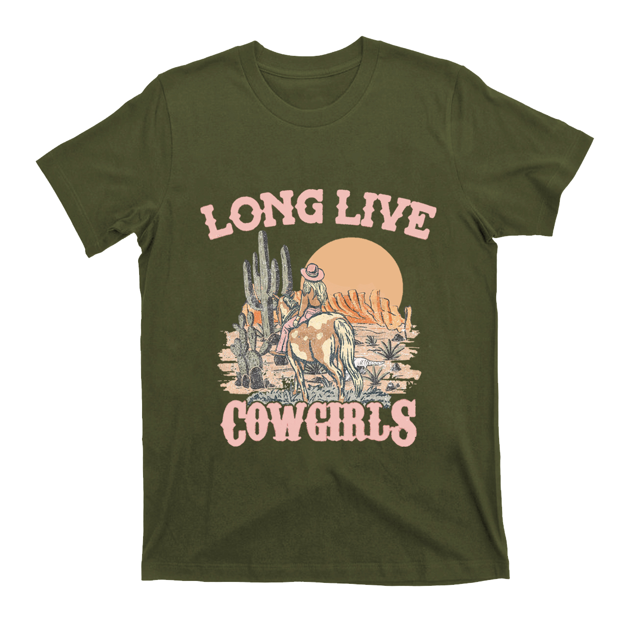 Long Live  Cowgirls Riding in the Desert T-Shirts