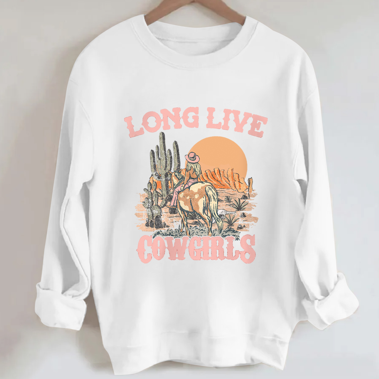 Long Live Cowgirls Riding in the Desert T-Shirts