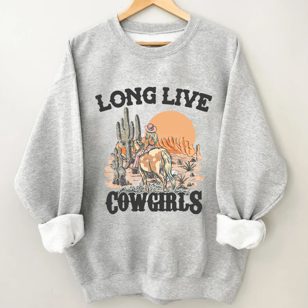 Long Live Cowgirls Riding in the Desert T-Shirts