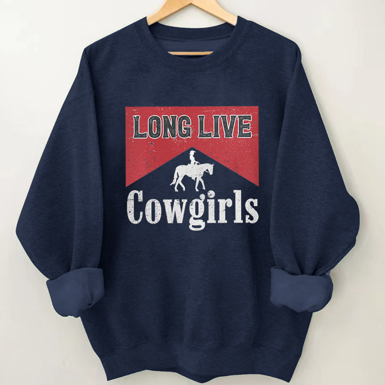 Long Live Cowgirls Printed Sweatshirt