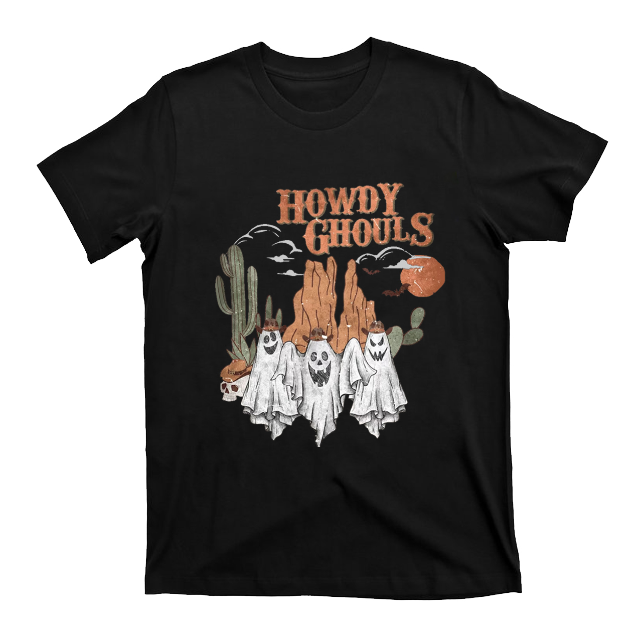 Halloween Western Ghost Cowboy Carnival T-Shirts