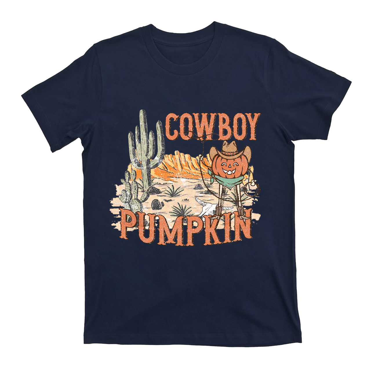 Halloween Cowboy Assassin Pumpkin T-Shirts