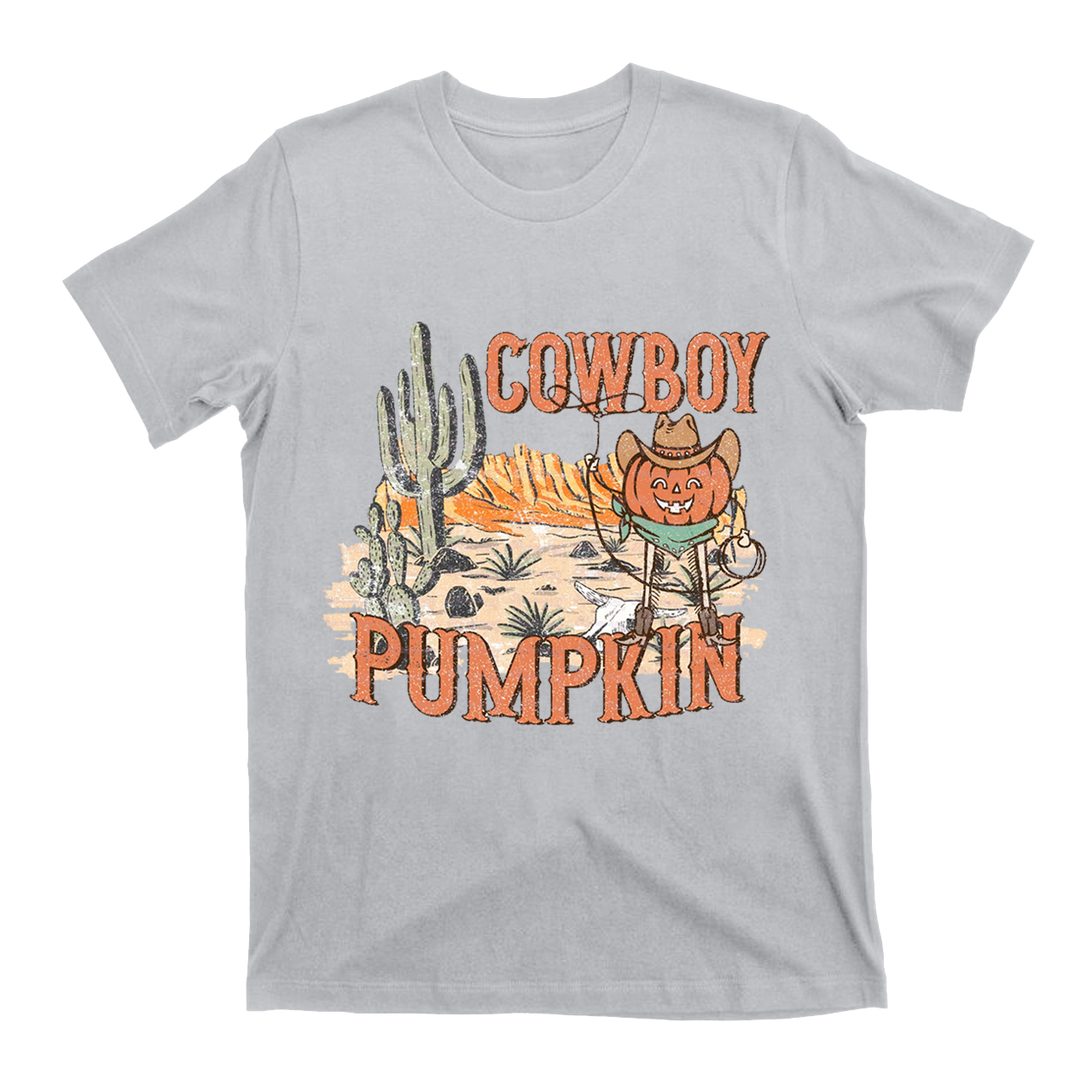 Halloween Cowboy Assassin Pumpkin T-Shirts