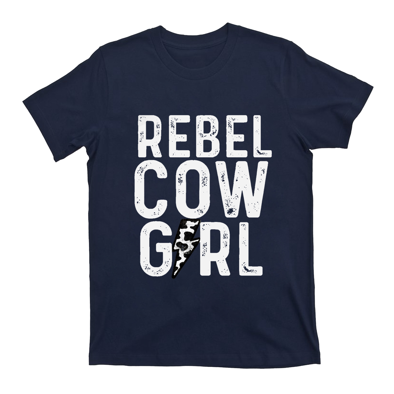 Rebel Cowgirl Western Lightning Bolt T-Shirts