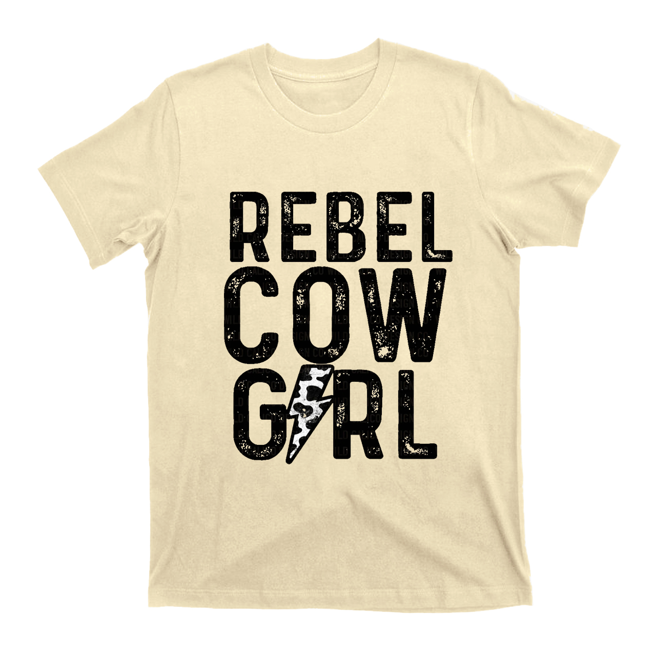 Rebel Cowgirl Western Lightning Bolt T-Shirts