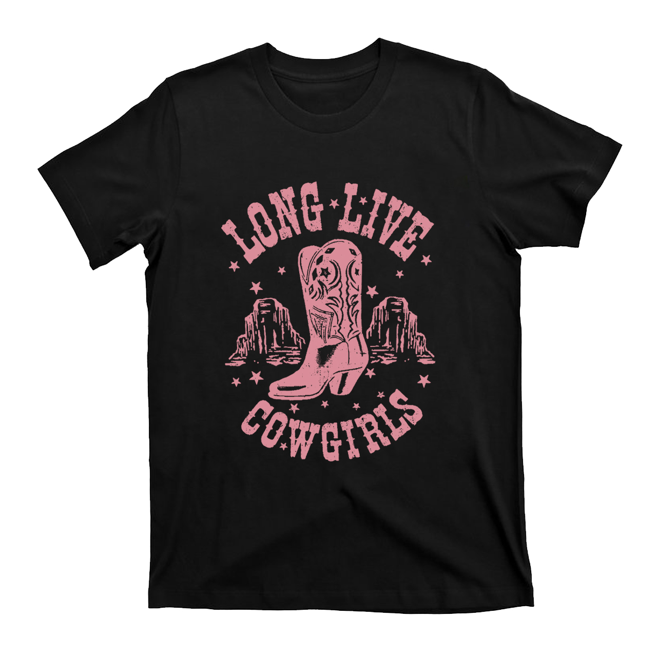 Cowgirls Western Long Lives T-Shirts