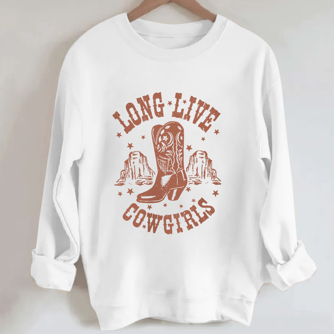 Cowgirl Western Long Lives Sweatshirt