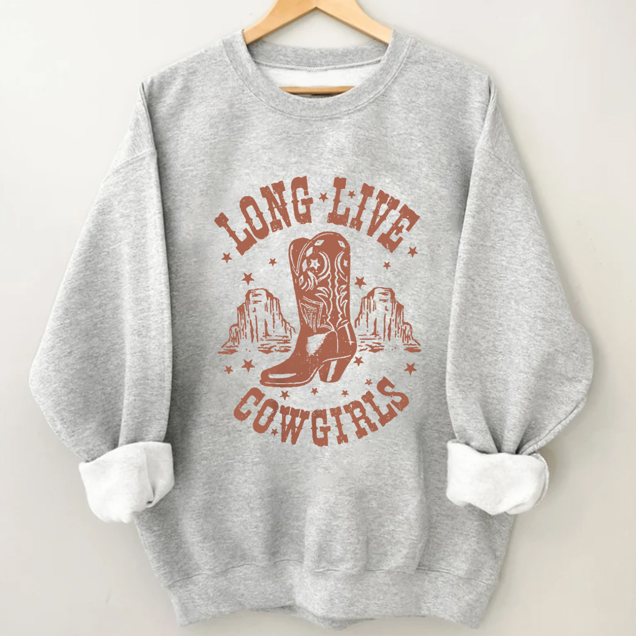Cowgirl Western Long Lives Sweatshirt