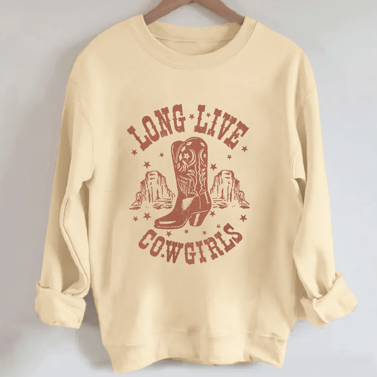 Cowgirl Western Long Lives Sweatshirt