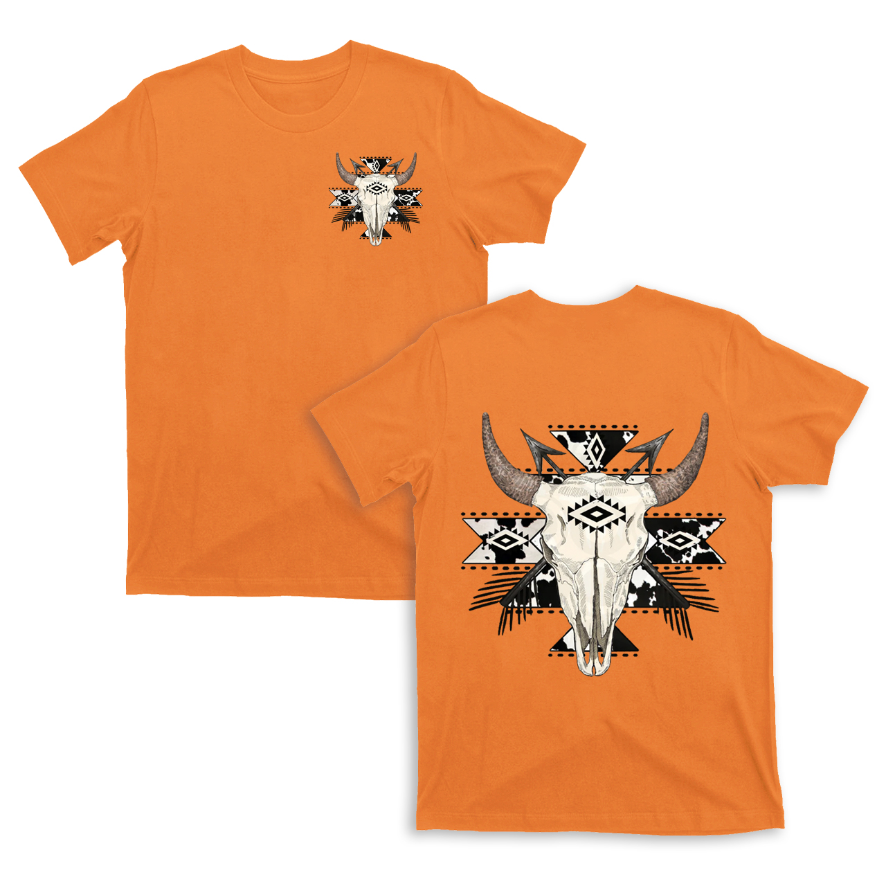 Cowboy Western Mysterious Color double sided T-Shirts