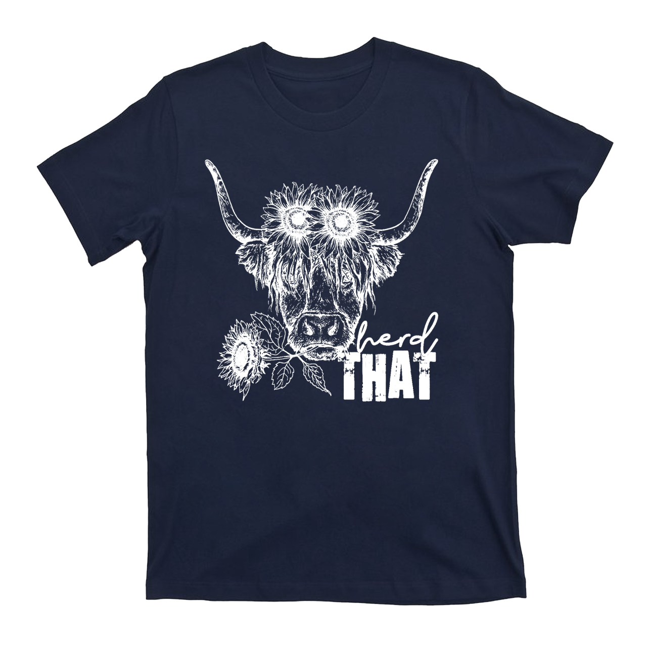 Cowboy Highland cow T-Shirts
