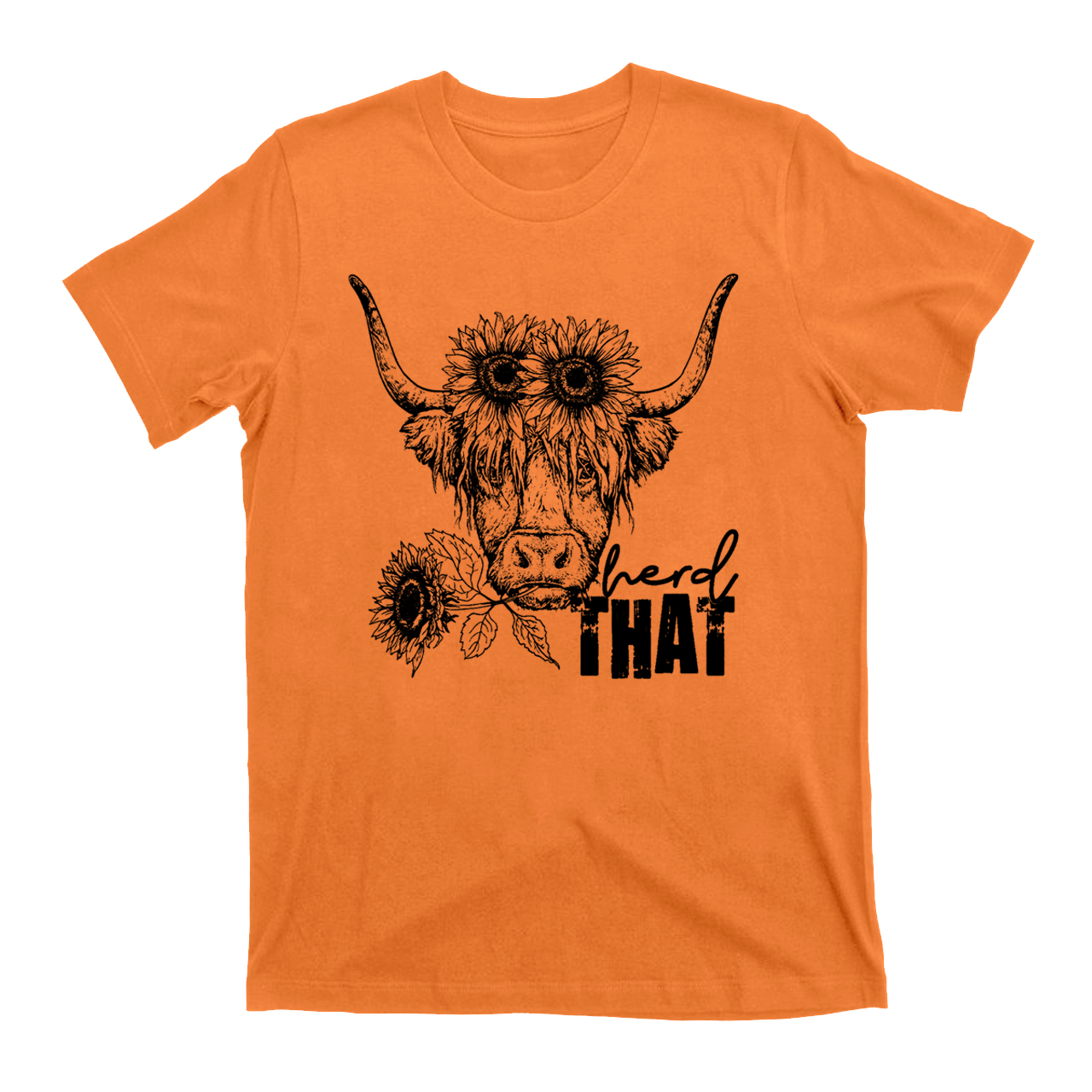 Cowboy Highland cow T-Shirts