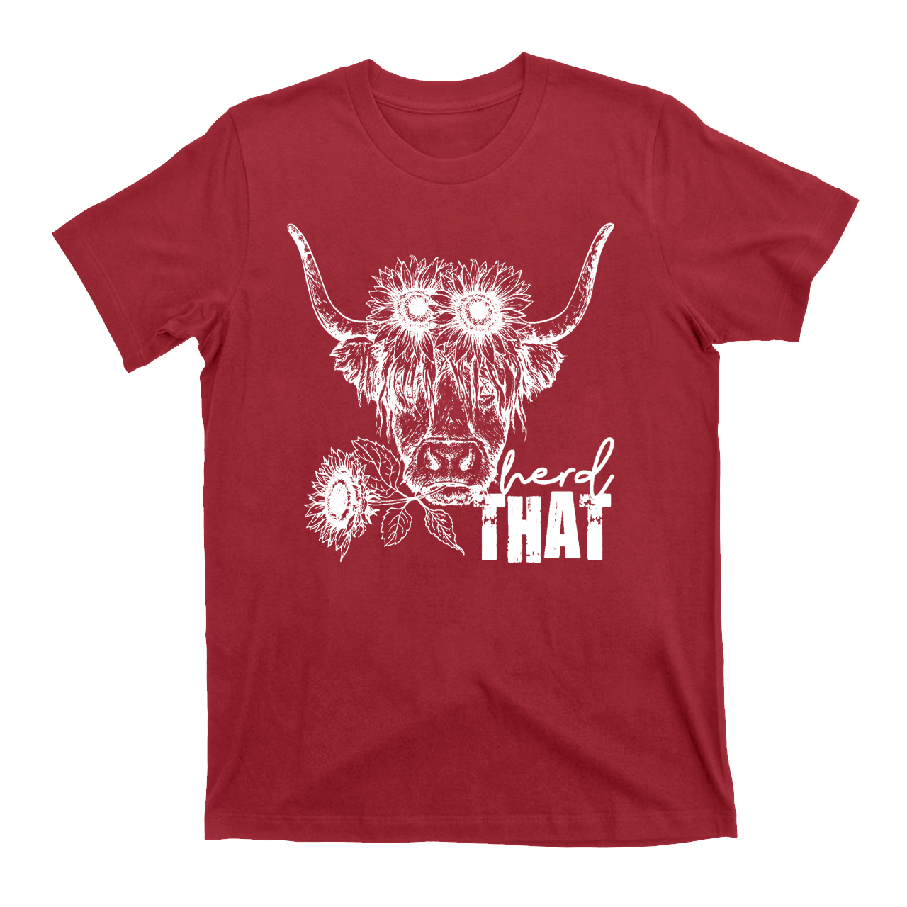 Cowboy Highland cow T-Shirts
