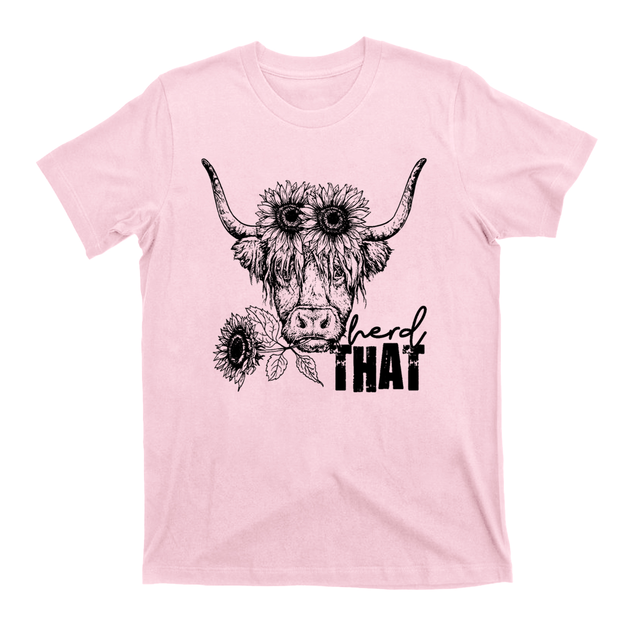 Cowboy Highland cow T-Shirts