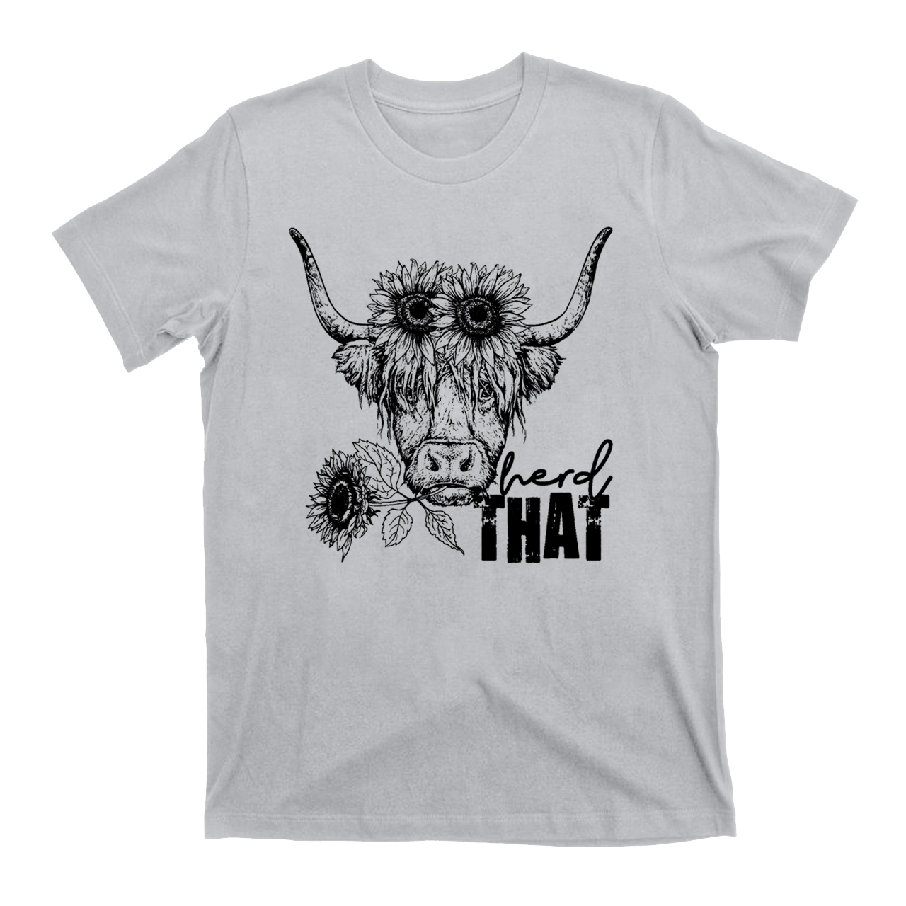 Cowboy Highland cow T-Shirts