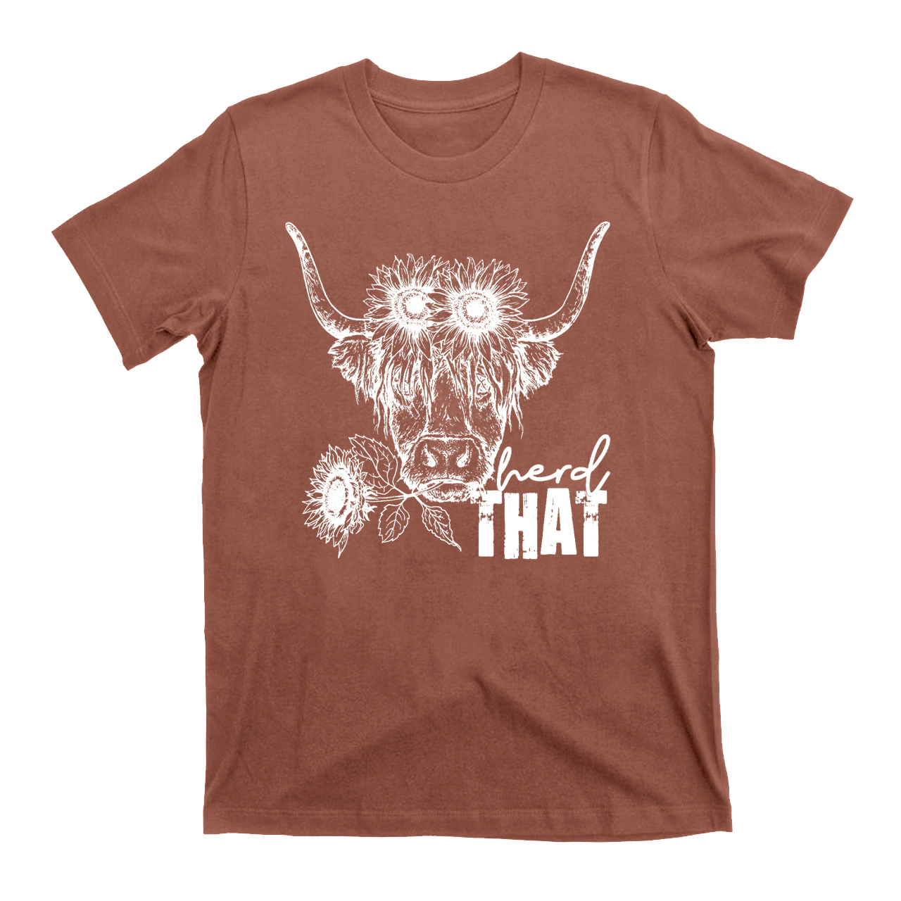 Cowboy Highland cow T-Shirts