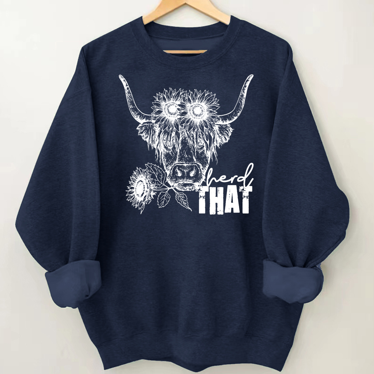 Cowboy Highland cow Sweatshirt