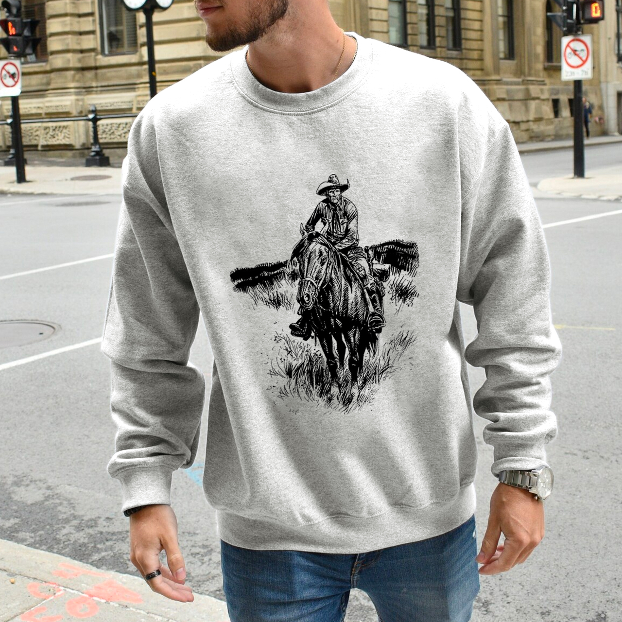 Cowboys crossing the thorns Sweatshirt