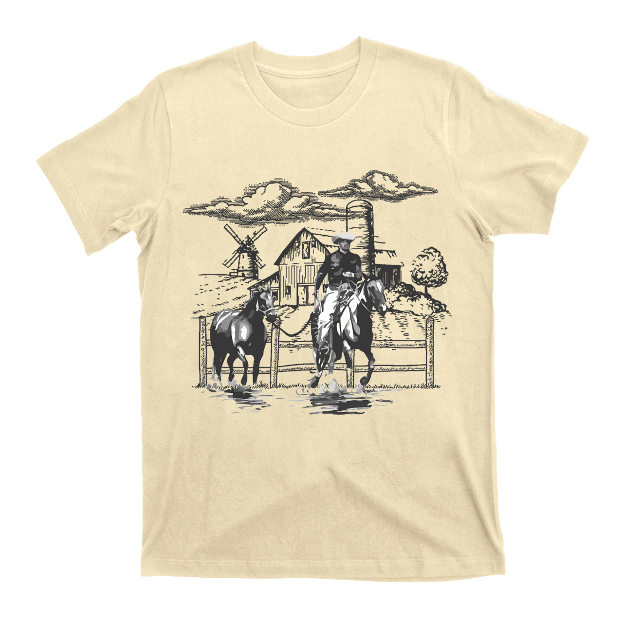 Western Country Cowboys Sublimation T-Shirts