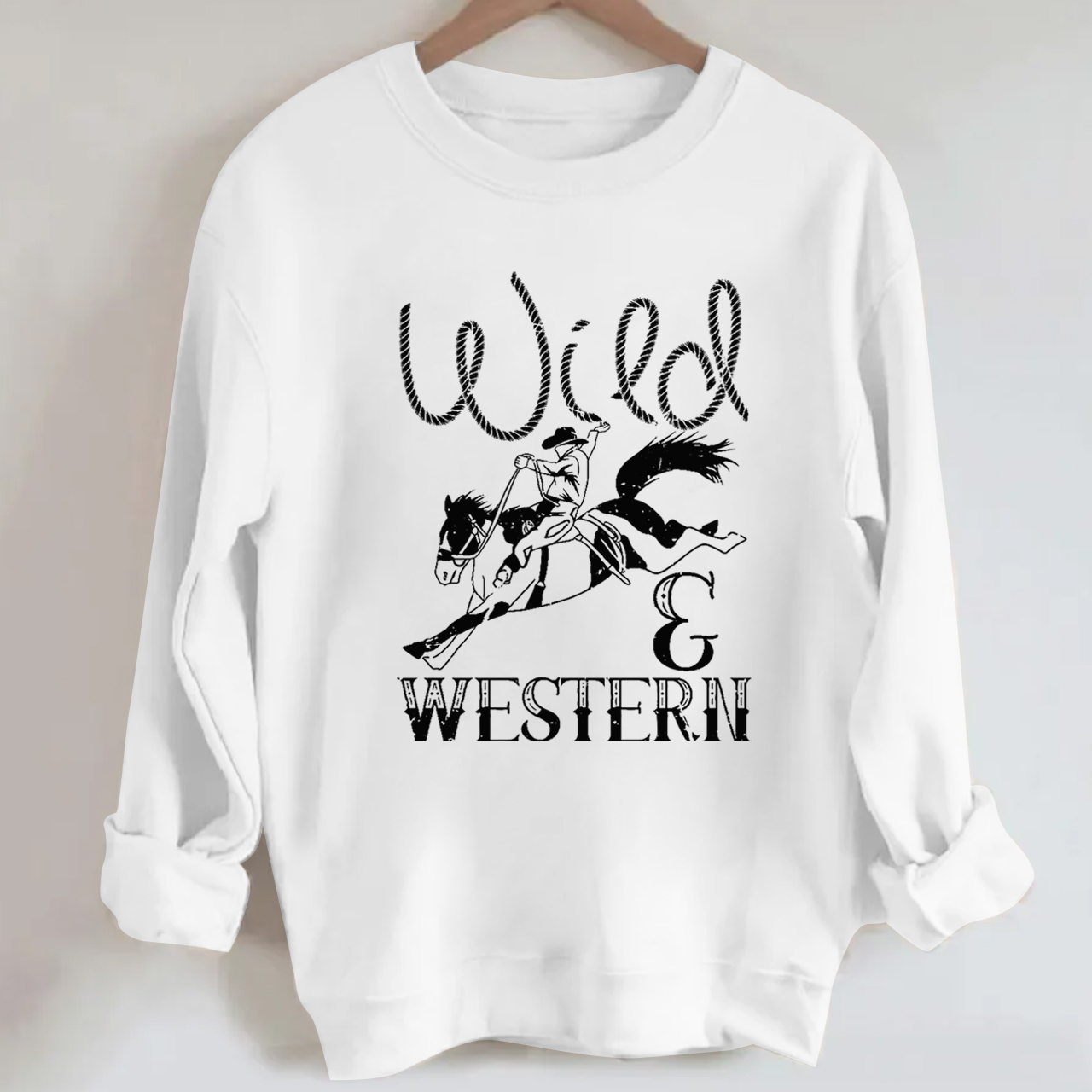 Cowboy Funny Bareback Rider Sweatshirt