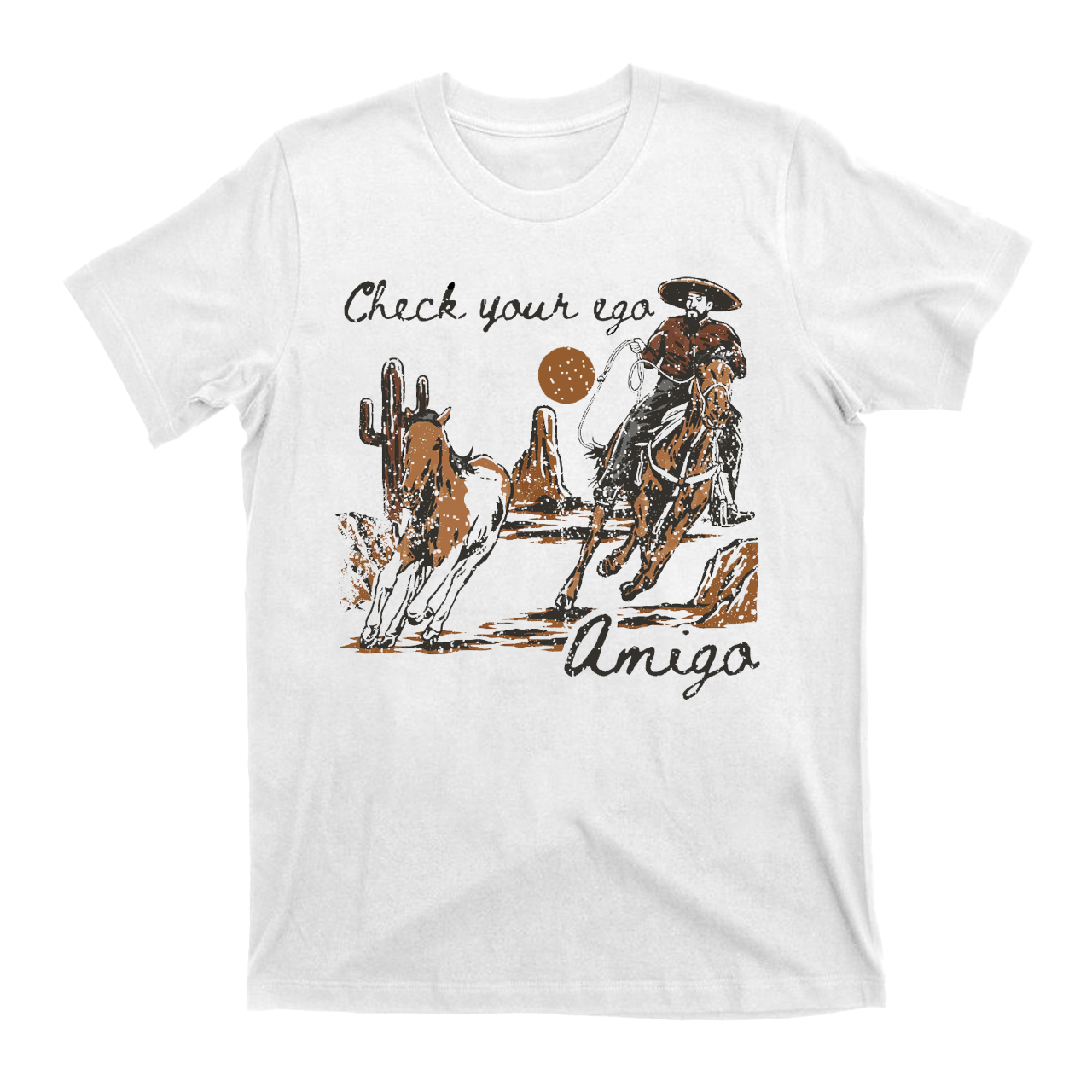 CowboyCheck Your Ego Amigo T-shirts