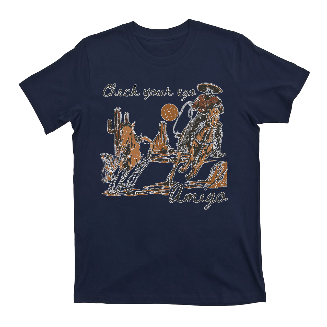 CowboyCheck Your Ego Amigo T-shirts