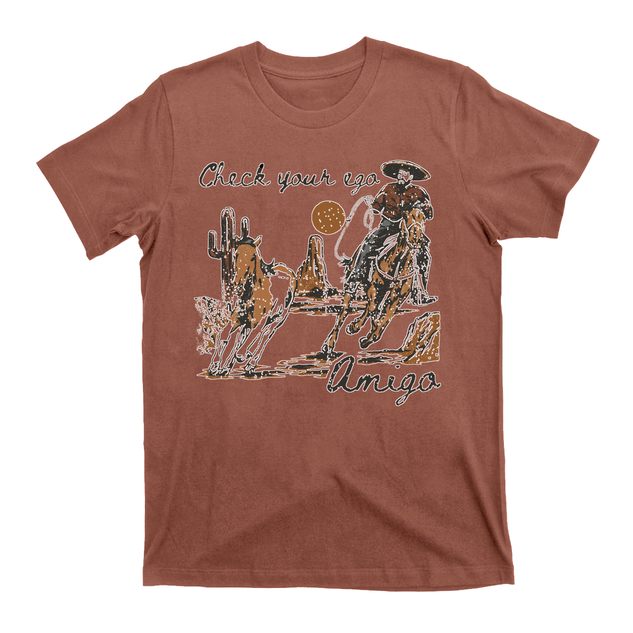 CowboyCheck Your Ego Amigo T-shirts