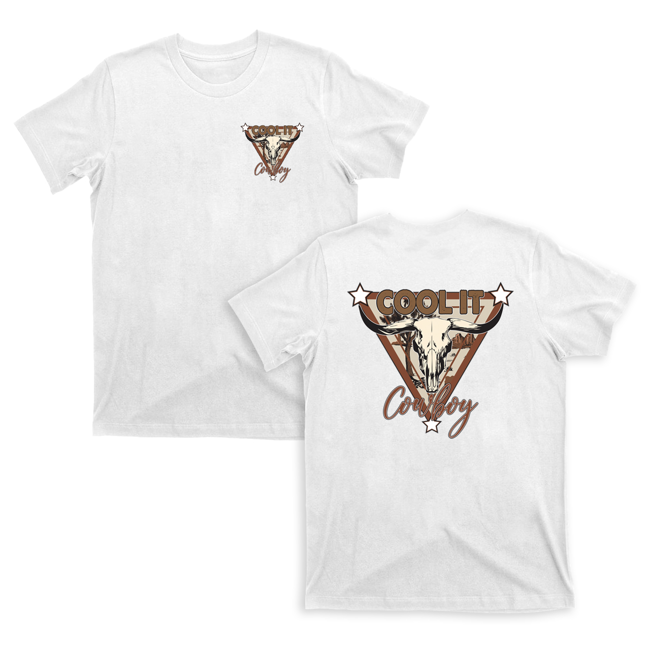 Cowboy Cool It Mysterious Triangle T-shirts