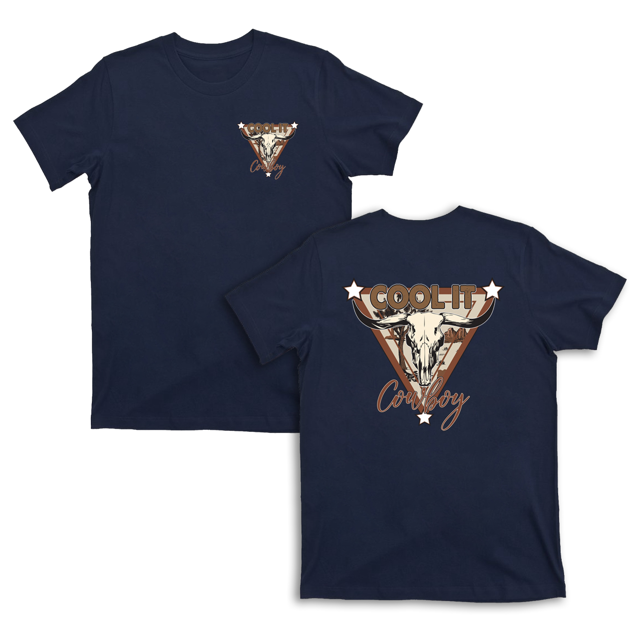 Cowboy Cool It Mysterious Triangle T-shirts