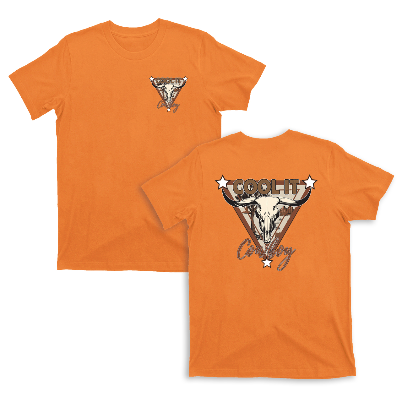 Cowboy Cool It Mysterious Triangle T-shirts