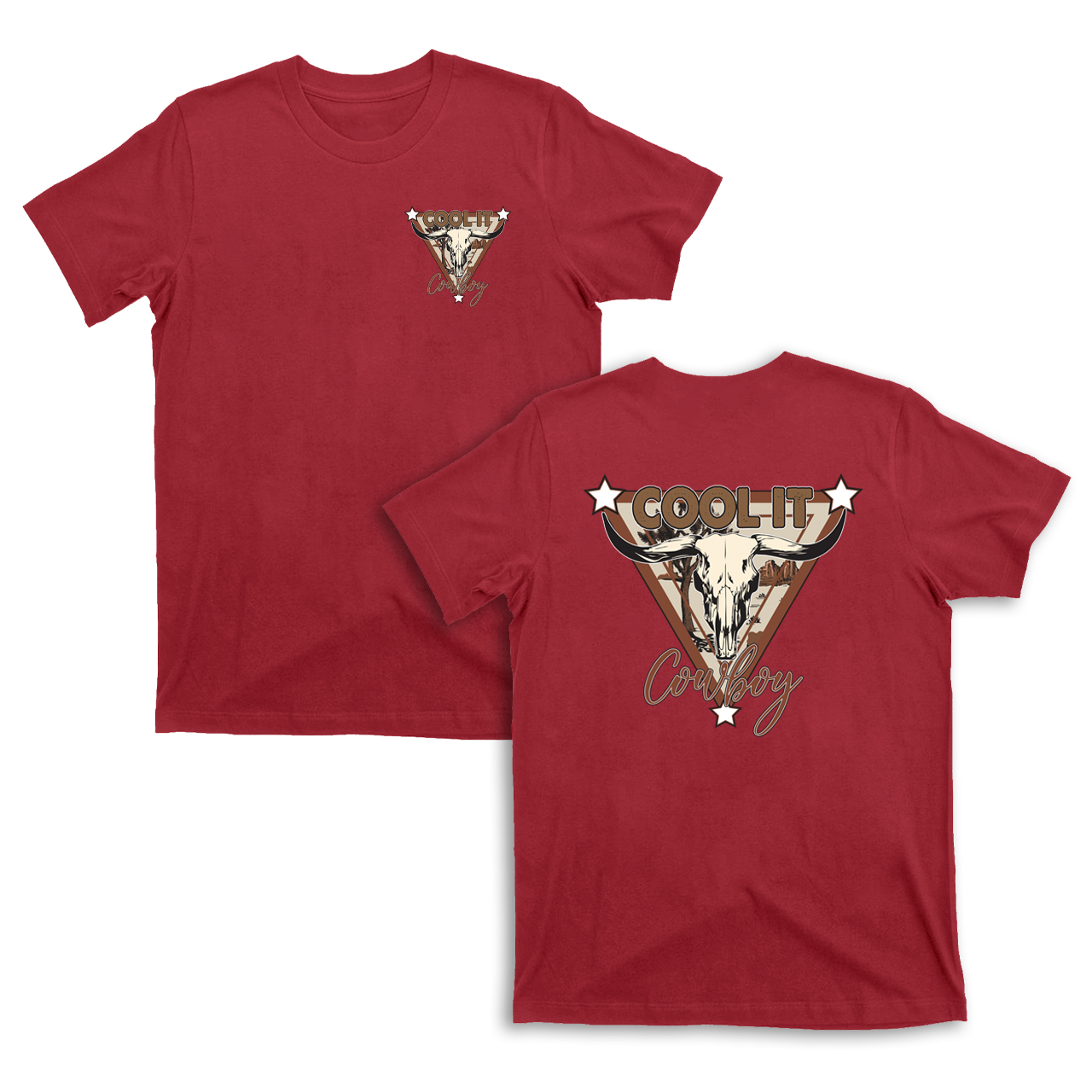 Cowboy Cool It Mysterious Triangle T-shirts