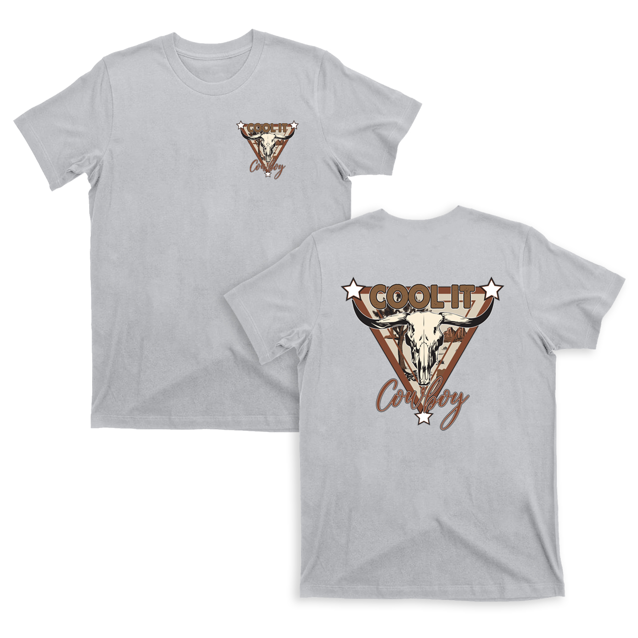 Cowboy Cool It Mysterious Triangle T-shirts