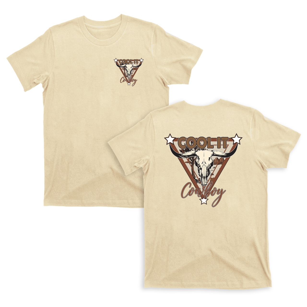 Cowboy Cool It Mysterious Triangle T-shirts