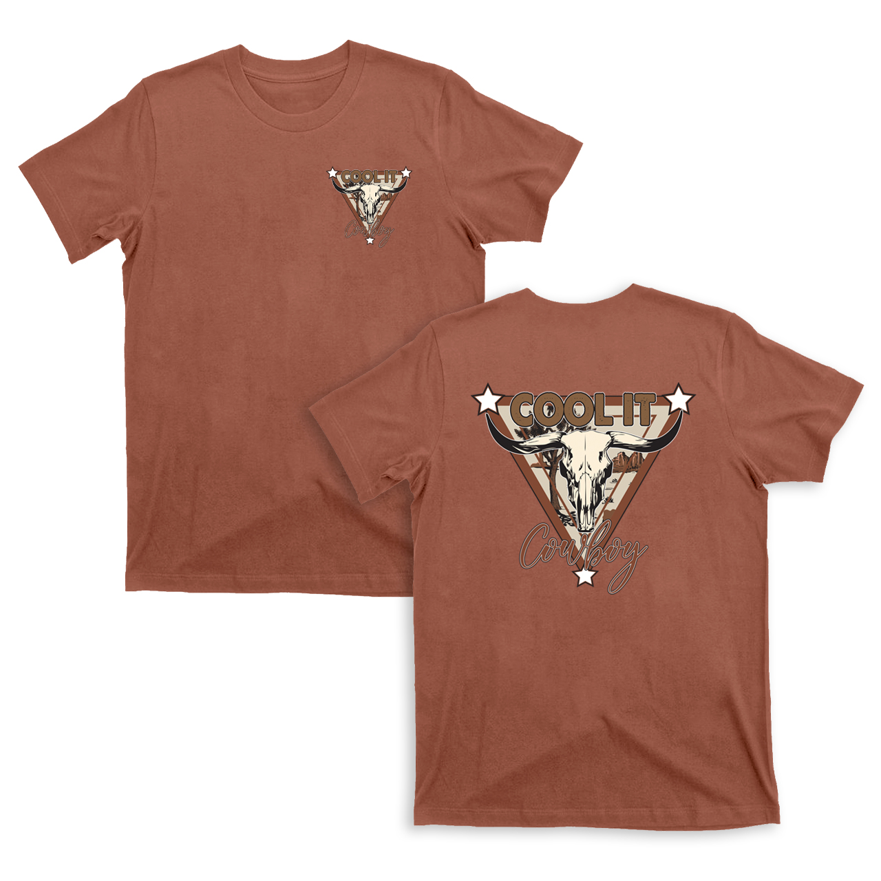 Cowboy Cool It Mysterious Triangle T-shirts