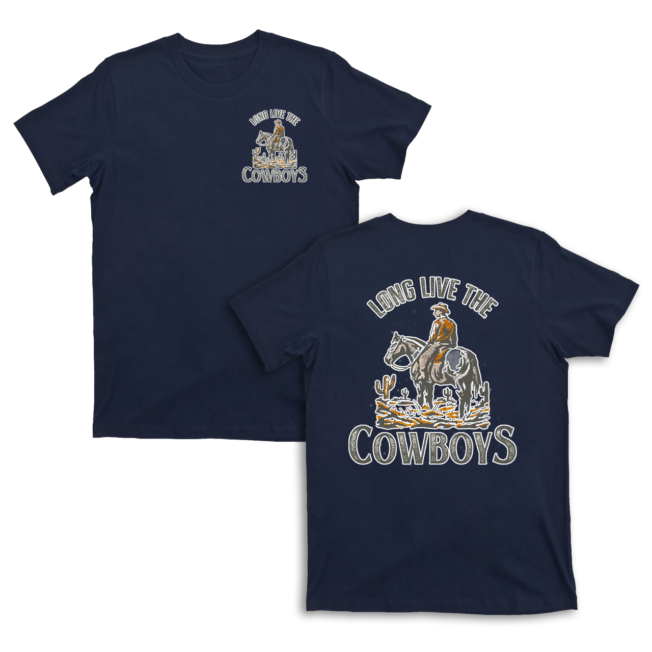Long Live The Cowboys Horse T-shirts