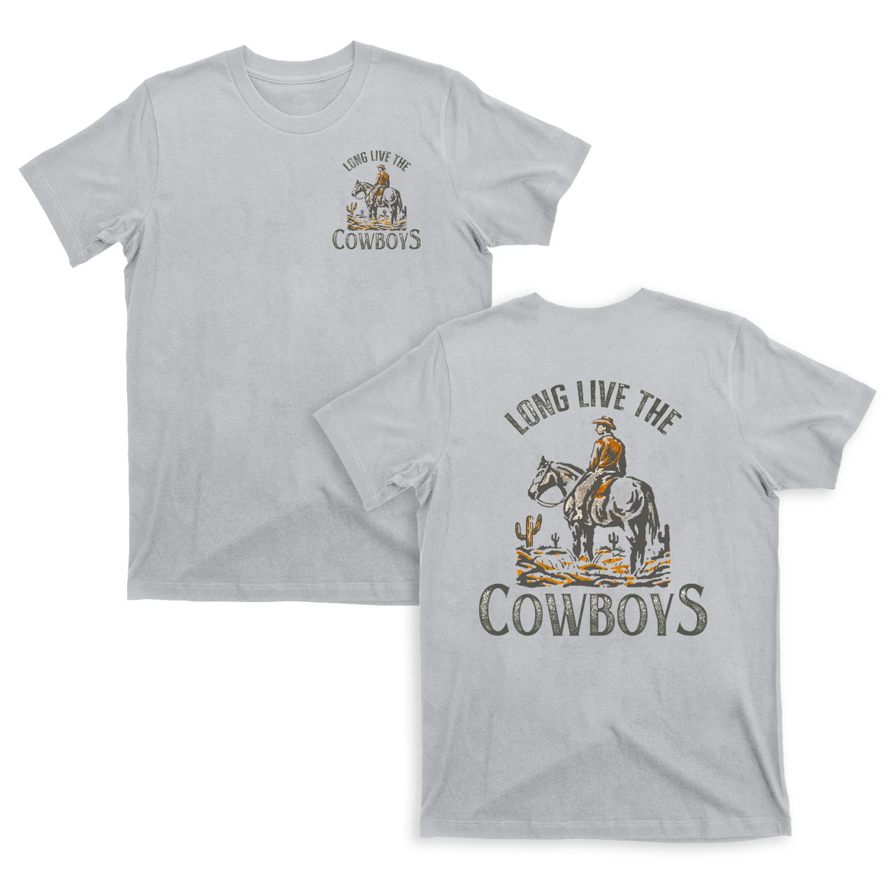 Long Live The Cowboys Horse T-shirts