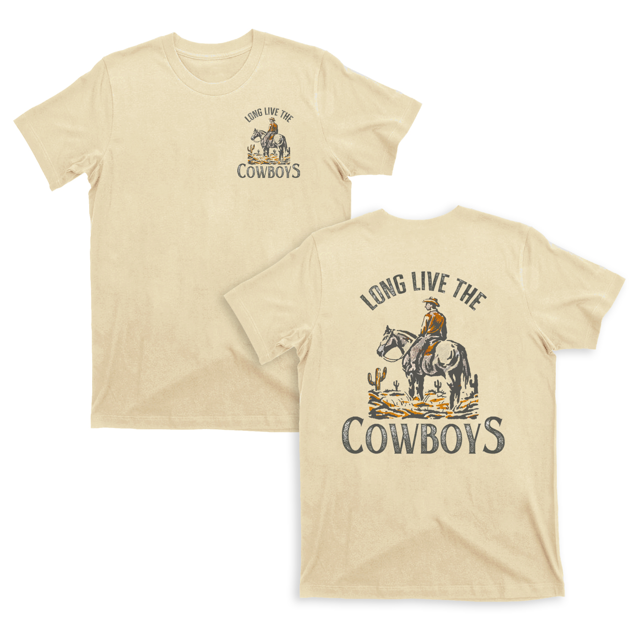Long Live The Cowboys Horse T-shirts