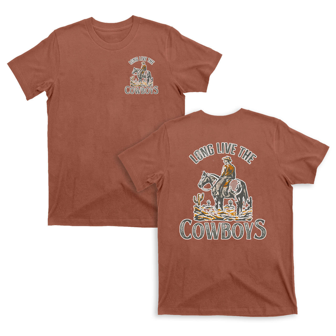 Long Live The Cowboys Horse T-shirts